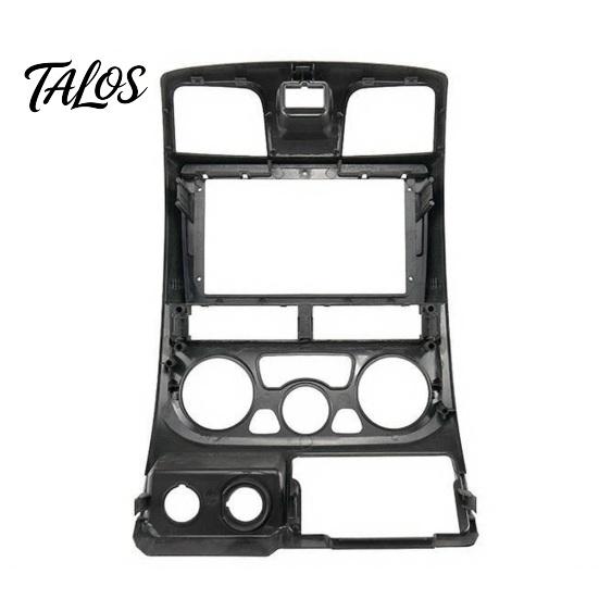 Dashboard Mounting Frame Dash Radio Trim Kit for Isuzu D-Max MU-7 2001-2005, Car Central Vehicle Housing Console Navigation Screen Panel Trim,