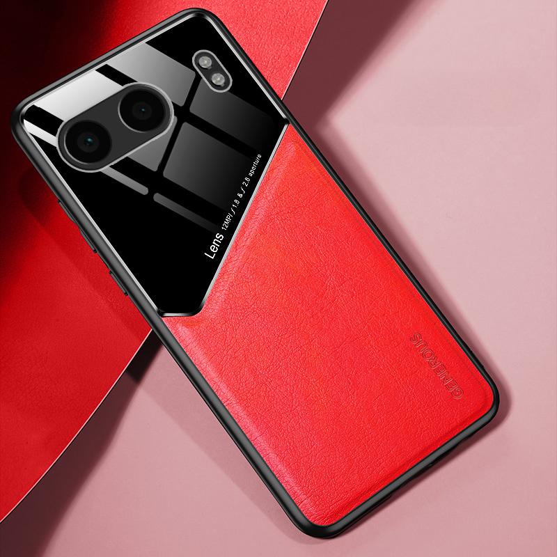 Ledertextur-Hülle für OnePlus Nord 4 5G-Abdeckung mit magnetischem Saughalter für das Auto Coque Fundas Capa