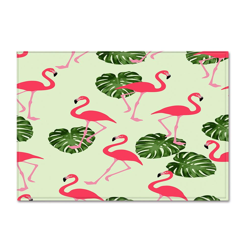 Flamingo Large Carpet Feather Wind Bedroom Floor Mat