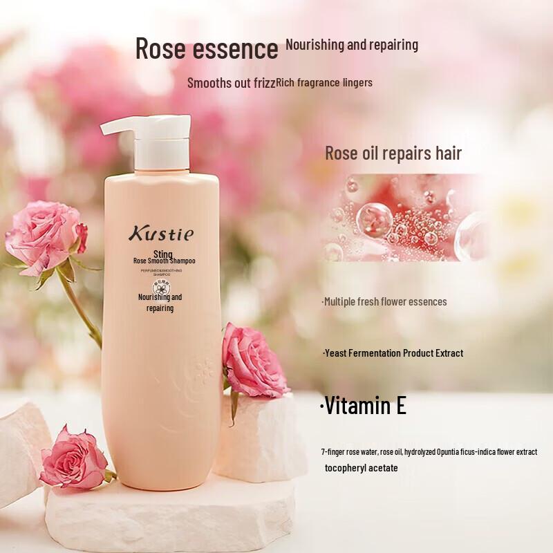 Kustie Rose Nourishing & Smooth Shampoo 500g