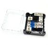 Zinc Alloy Nickel-plated Mini Fuse Holder, Stereo Audio A F S Fuse Holder, Power Distributor, Fuse Block, Car Audio Conversion
