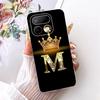 For Realme 16 Pro Case Cute Crown Letter Soft Black Silicone TPU Phone Back Cover For Realme16Pro 16Pro+ Plus Shockproof Capa
