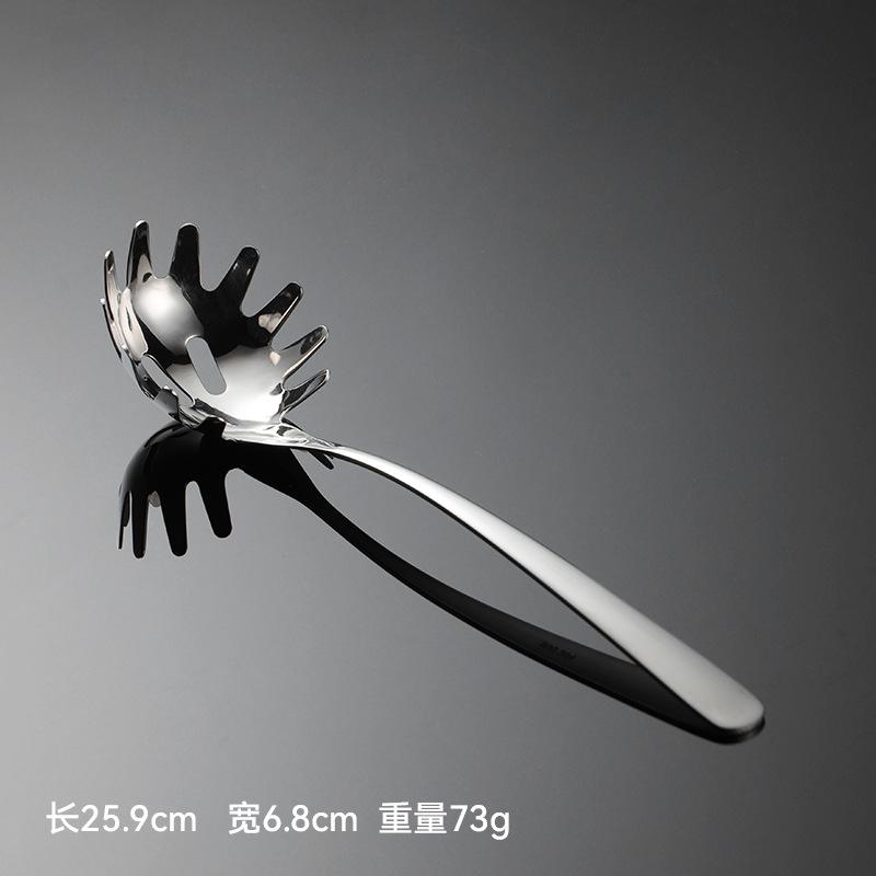 304 Stainless Steel 088 Powder Grill Household Kitchen Gadget Noodle Fishing Spoon Macaroni Fishing Spoon Net Leakage