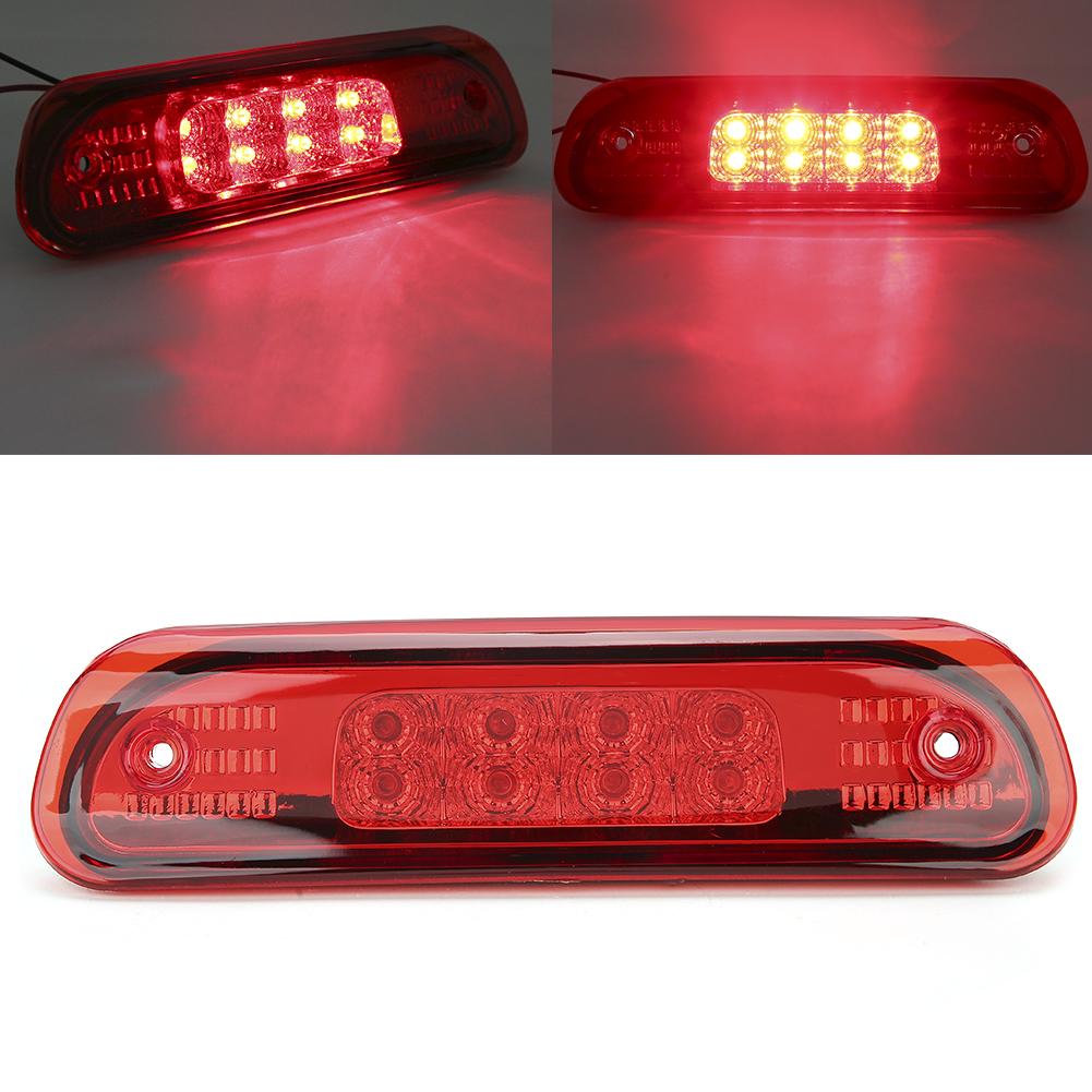 High Mount Brake Light LED Stop Lamps 55155140AB Fits for Jeep Grand Cherokee 19992004Red