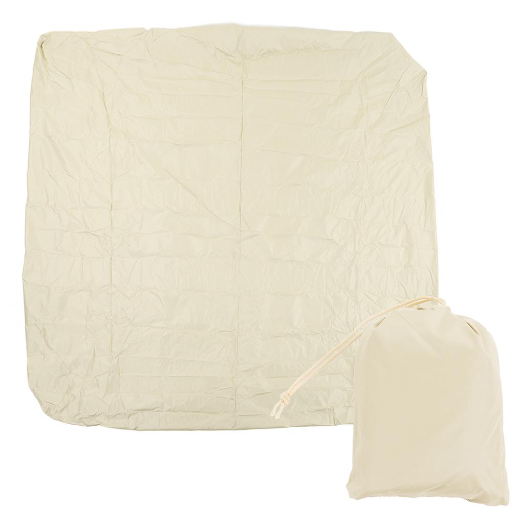 SPA Abdeckung Quadratisch Wasserdicht 190 Silberbeschichtetes Polyester Taft Wetterbeständig Whirlpoolabdeckung