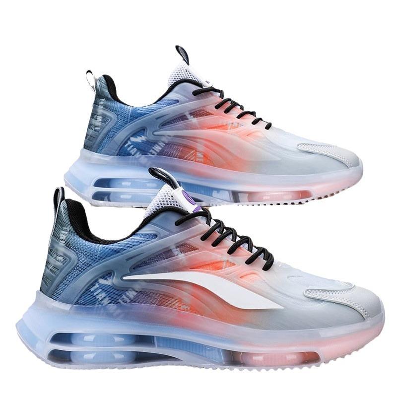 2025 men's shoes spring 2025 new casual running air cushion shock absorption sports tourism spring and autumn heightening dad shoes