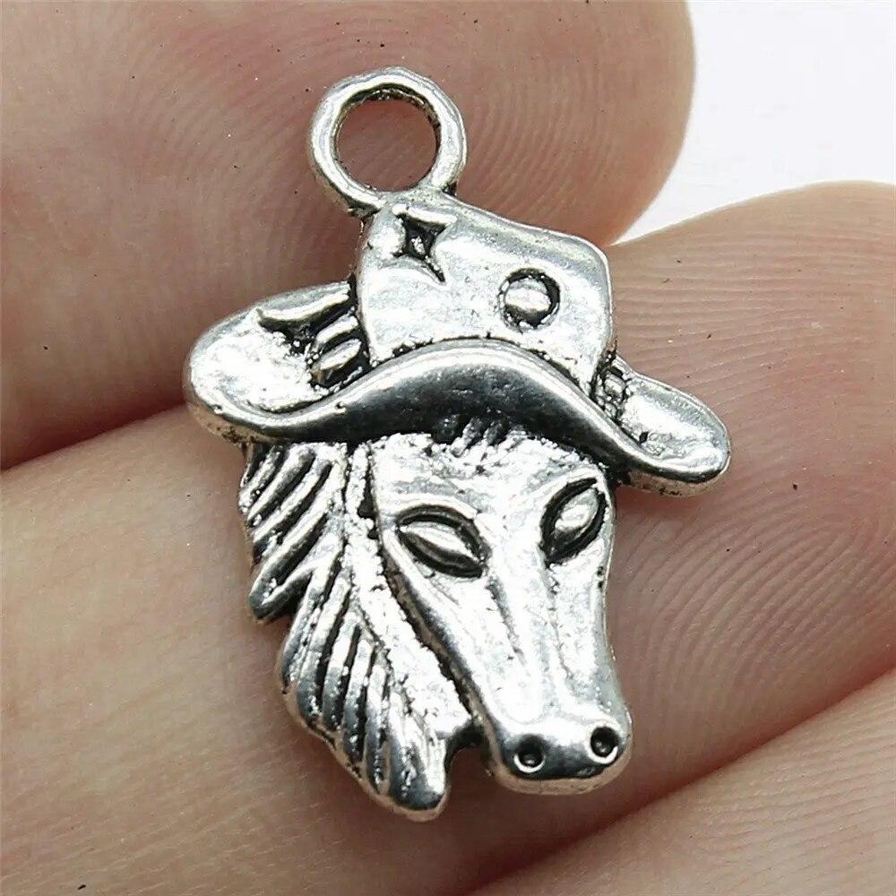 Horse Charms Couple Pendants Items Accessories For Jewelry