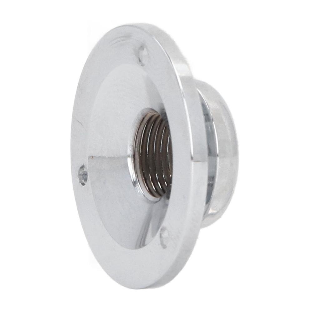 Silver Tail Pin Cover 6.35mm Jack Strap Button Connector Durable Guitar Endpin Jack  For Guitar