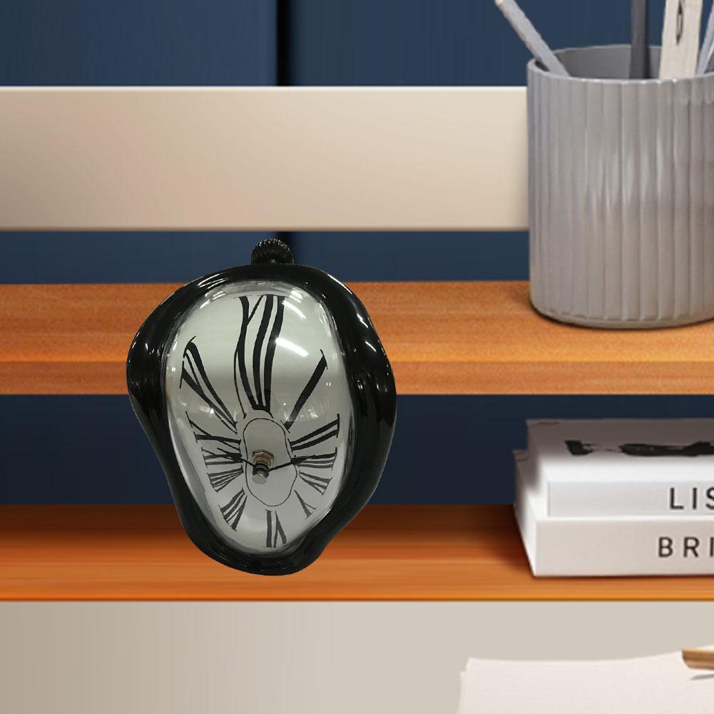 Surreal Distorted Wall Clock Novel Surreal Melting Distorted Wall Clocks Melted Wall Clock for Home Office Shelf Desk Table