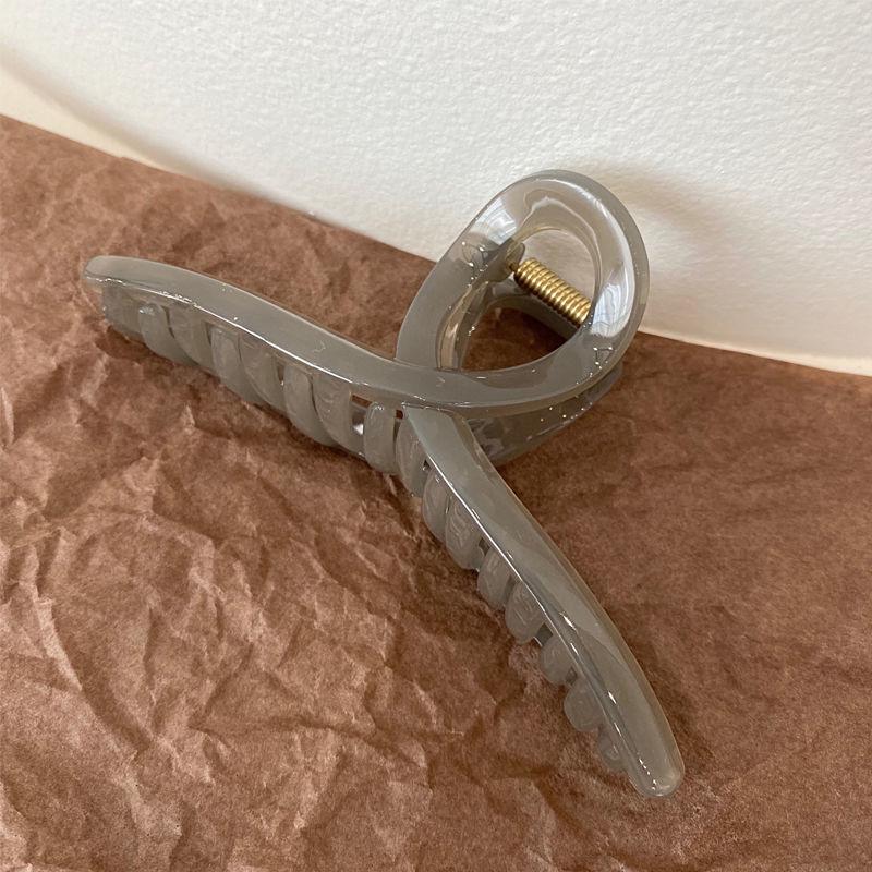 High-End Large Metal Claw Hair Clip for Women - Elegant Updo Accessory