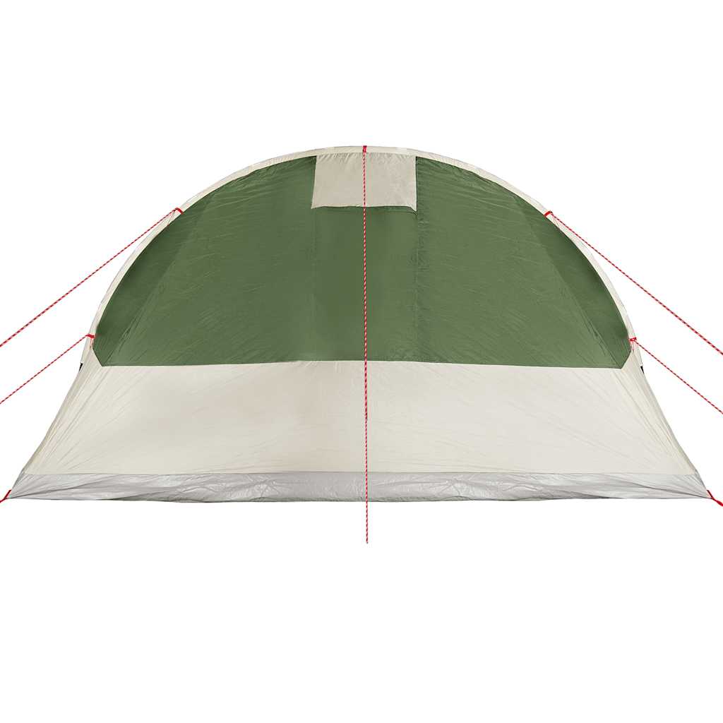 Tunnel Family Tent for 7 People Green Waterproof