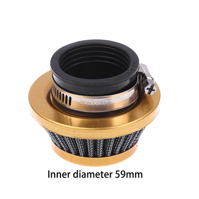 1 Piece Push Mini Moto Pocket Bike Atv Quad Motorcycle Parts Universal 35Mm-60Mm Air Filter Clearner For Gas Motorized Bicycle