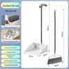Soft-Bristle Broom and Dustpan Cleaning Set