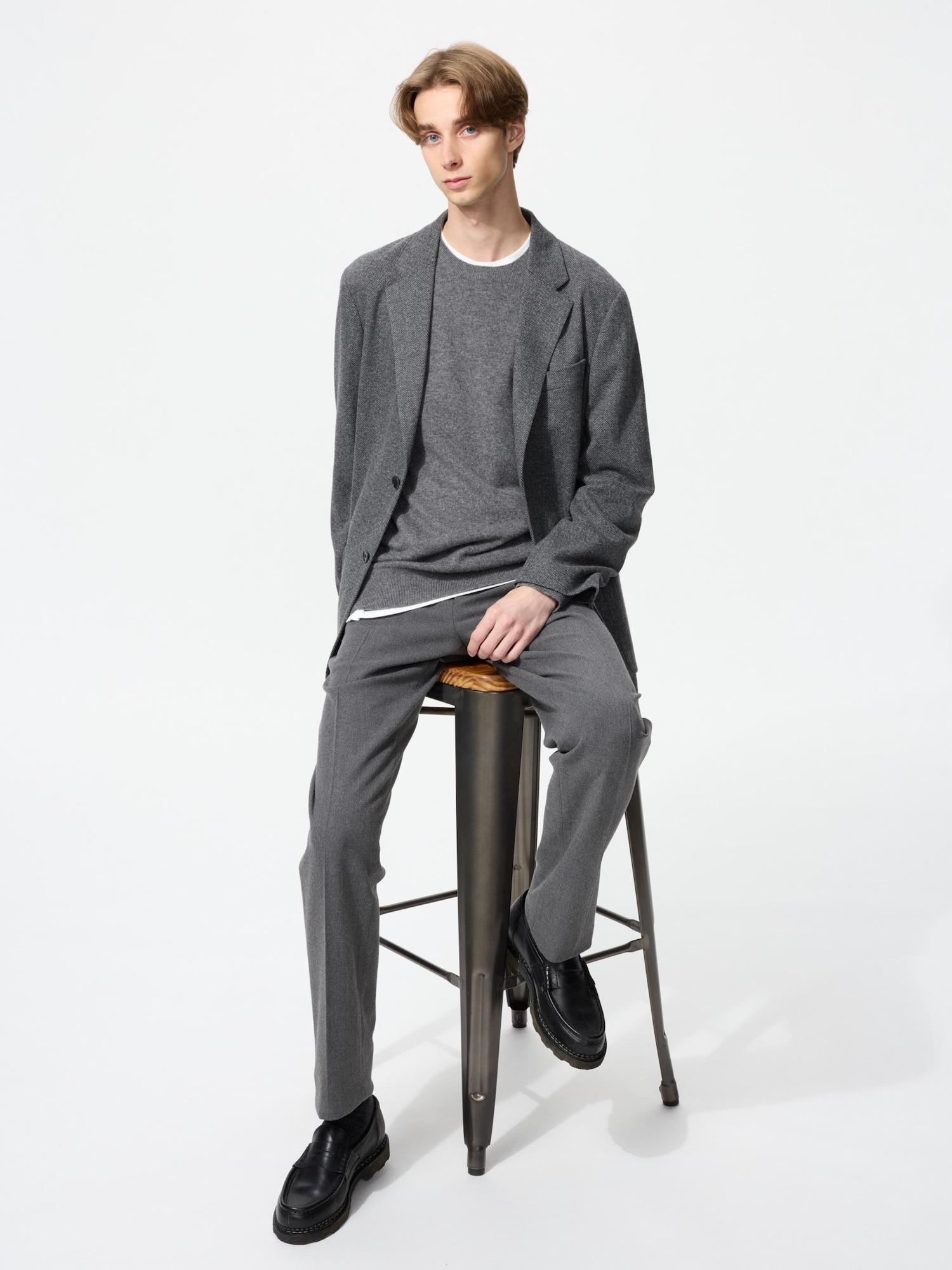 

Uniqlo Теплые умные брюки 08 DARK GRAY/70