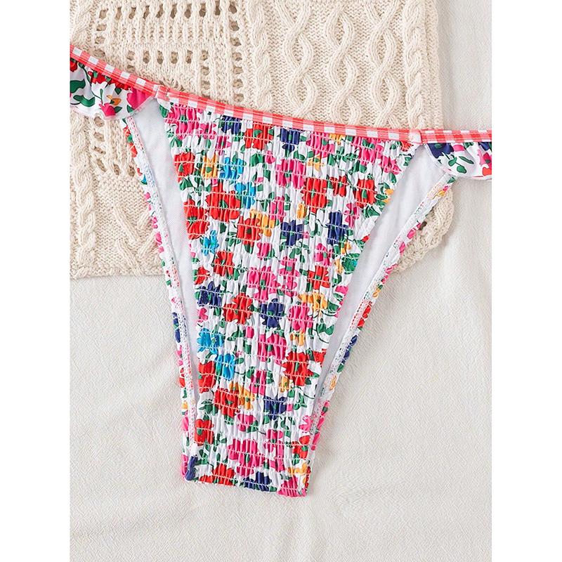 Sexy Bikinis Floral Swimsuits Women Swimwear Push Up Female Beach Swim Wear Bathing Suits Bikini Set Pool Bather