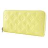 LOUIS VUITTON Zippy wallet Purse M83104 Kussan Smiley Yellow yellow lambskin Women Used