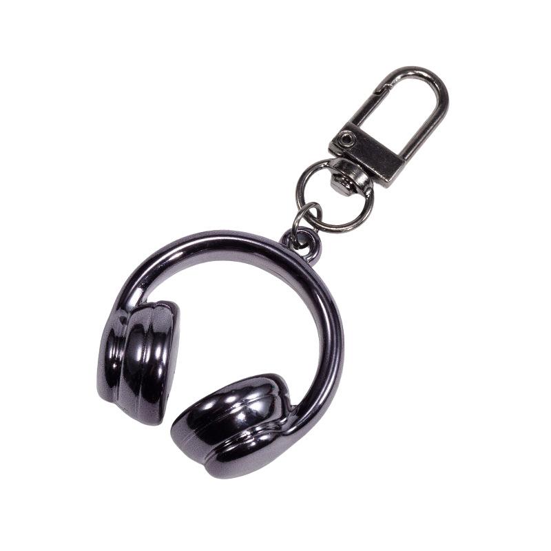 Niedlicher Kreativer 3D Kopfhörer Anhänger Schlüsselanhänger Handykette Kopfhörer Charm Rucksack Hängedekoration Zubehör Geschenk