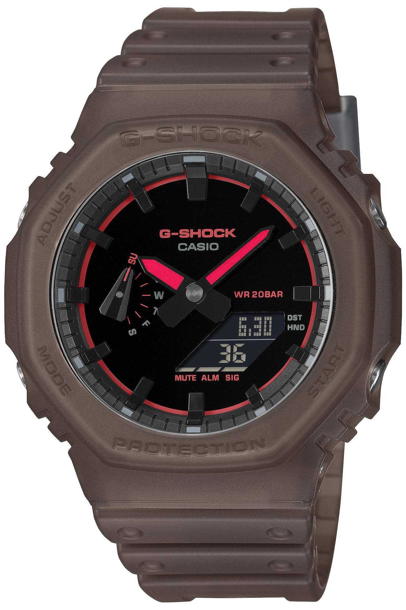 Casio Коричневые часы G-Shock GA-2100K-5AJF Мужские