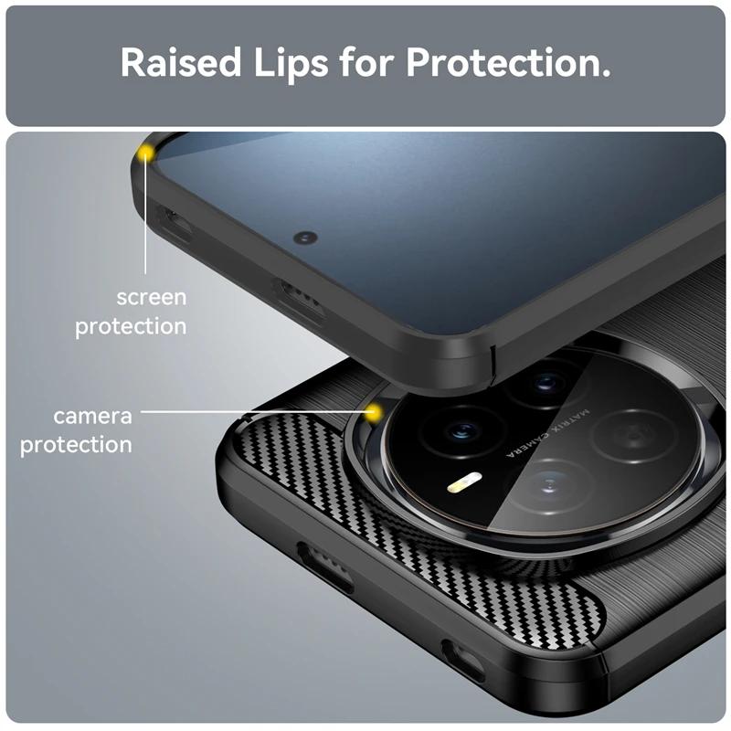 For Honor Magic 7 Pro Case Cover Honor Magic 6 5 Lite 7 Pro Capas Shockproof Bumper Soft TPU Carbon Fiber Cover Honor Magic7