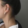 Su Chuang S925 Sterling Silver Geometric Square Stud Earrings for Women - Stylish, Versatile, High-End Ear Accessories