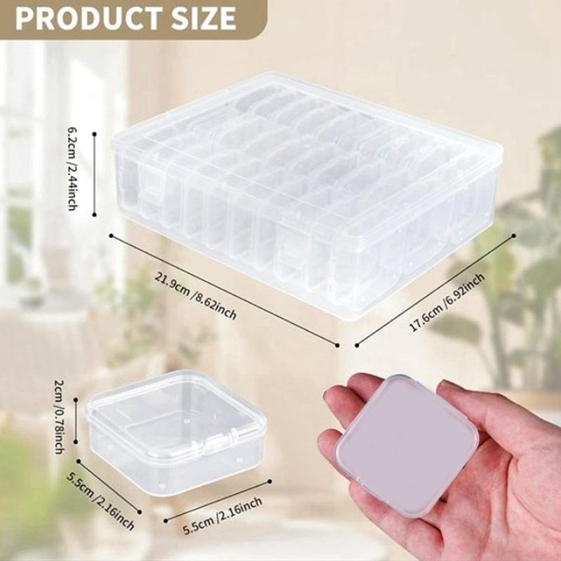 Storage Container With Removable Dividers For Beads Buttons And Sewing Accessories Organization Jewelry Holder