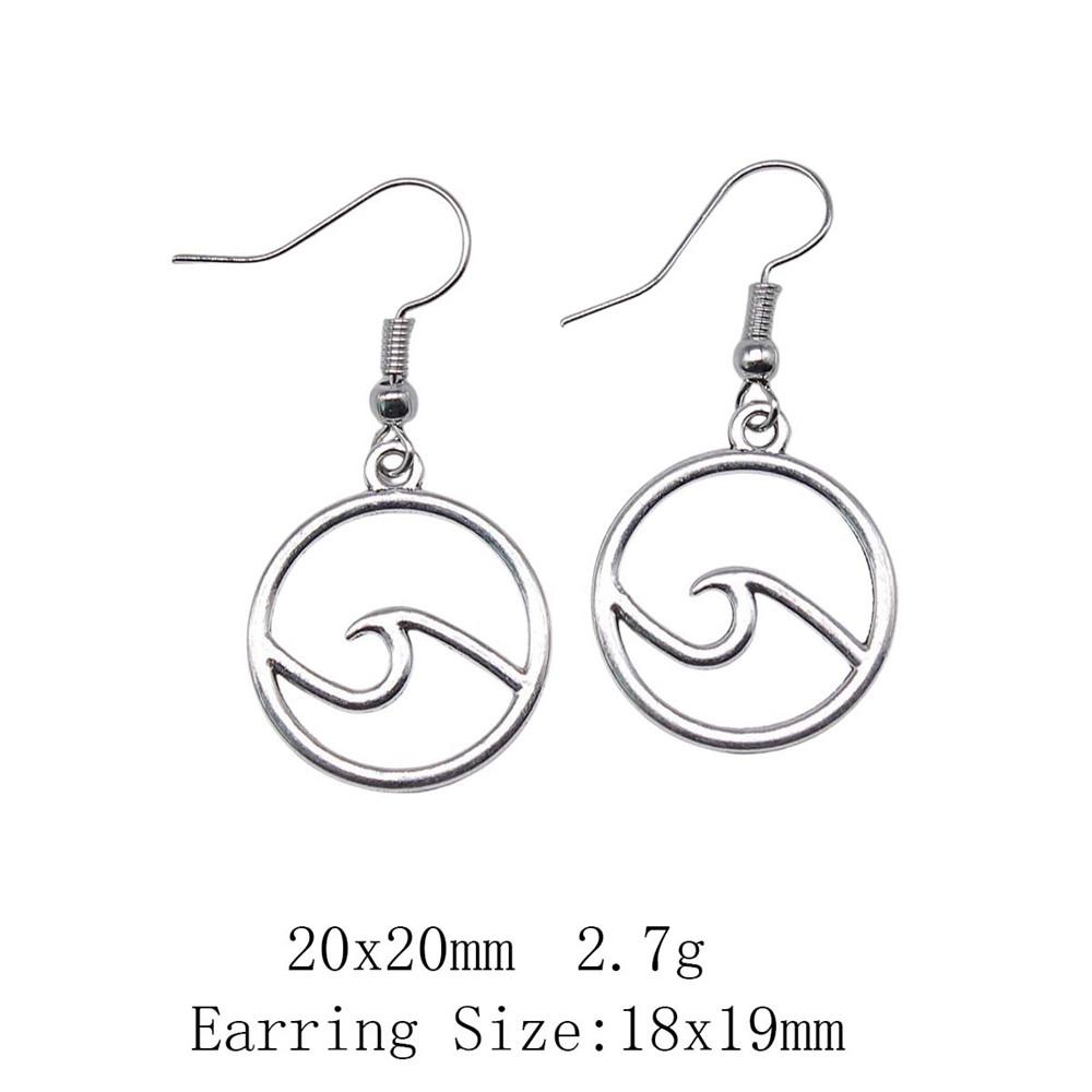 New Year's Day Earrings Women Geometric Water Drop Circle Drop & Dangle Earring Home Garden Party Earrings