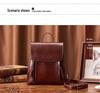 2025 Autumn/Winter Women's Genuine Leather Waterproof Backpack - Simple, Versatile for Travel, School, and Business