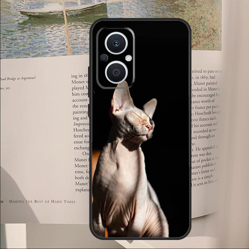 

Sphynx Sphinx Cat Cover For OPPO Reno 8 7 Lite 11F 12F 13F 14F 10 12 13 14 Pro OPPO Find X8 X5 X6 X9 Pro Case OPPO Reno11 Pro