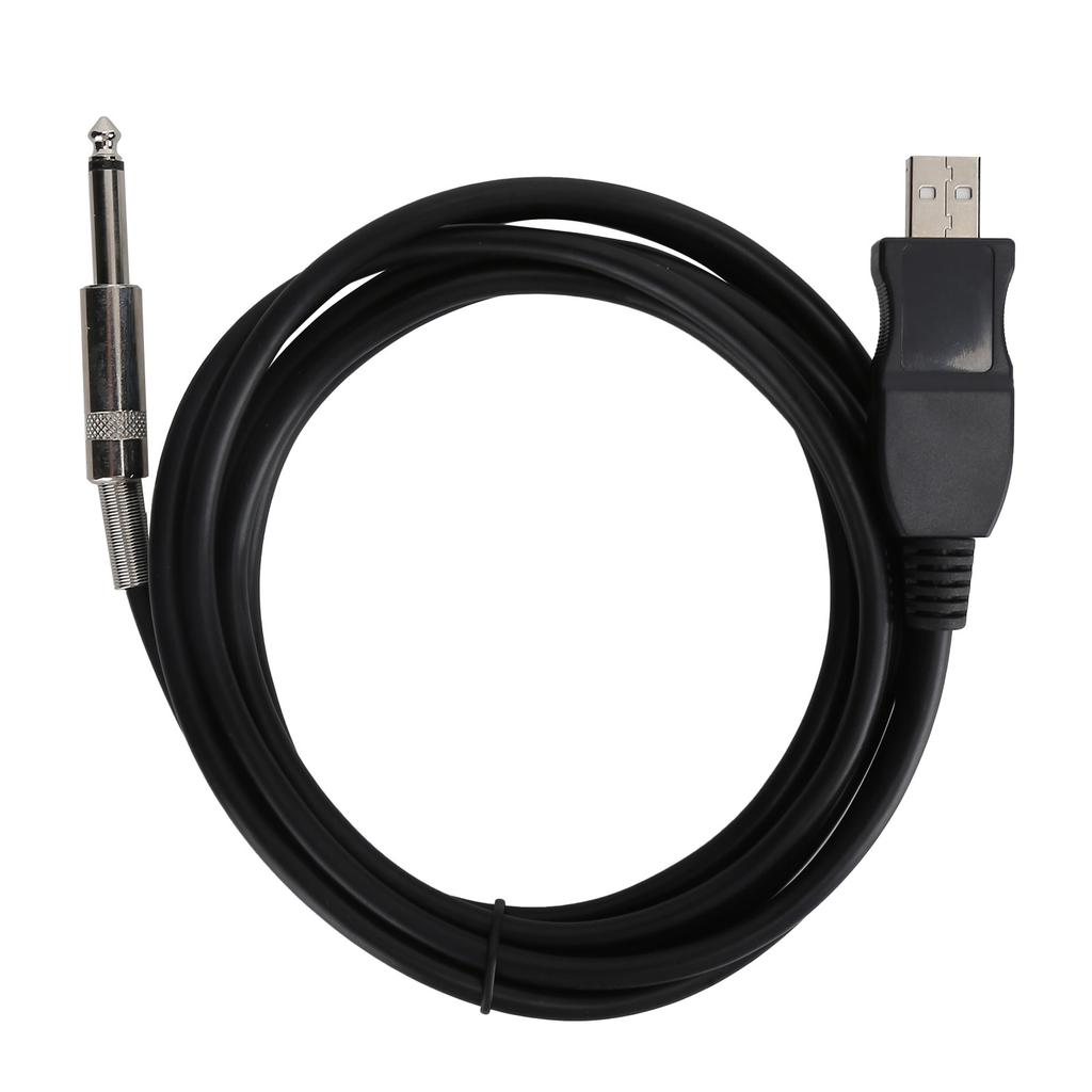 Guitar USB Cable 3 Meters Compatible with The Computer Connection Instrument Cable for Electric