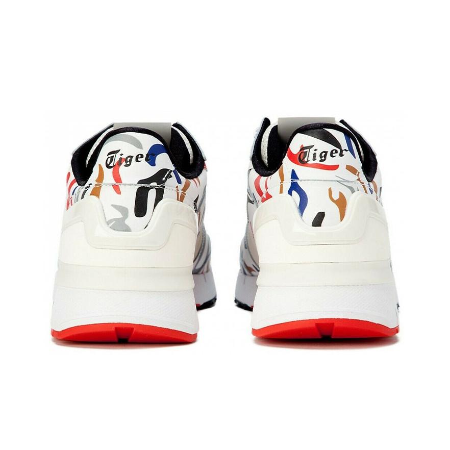 Onitsuka Tiger Rebilac Shock Absorbing Durable Non-Slip Low-Top Sneakers Men sneakers White Red Blue 1183B860-100
