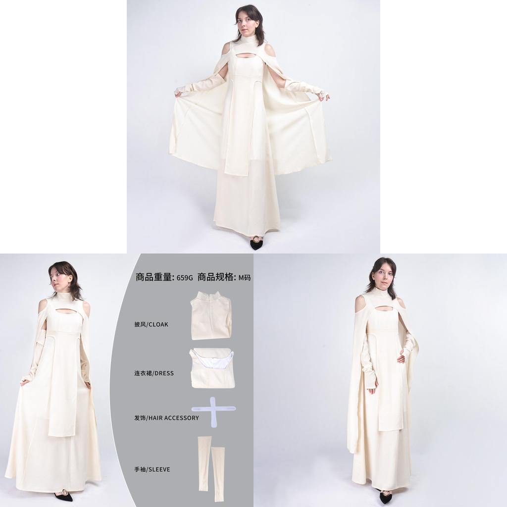 Sheltay Cosplay Costume For Halloween Stage Performance With Polyester And Spandex Fabric