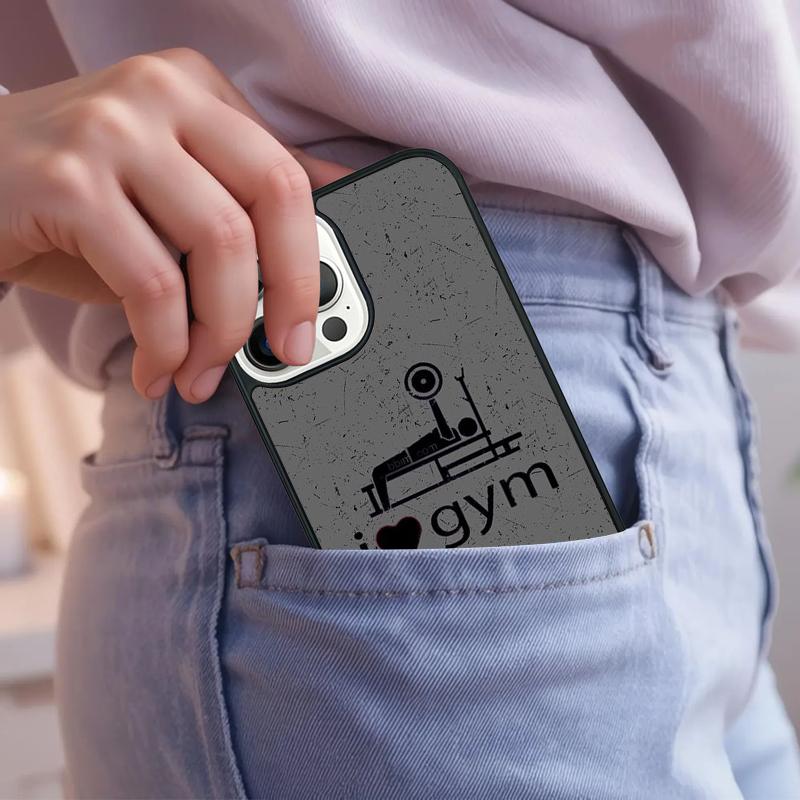 Bodybuilding Gym Fitness Phone Case For iPhone 17 Air 15 16e 14 13 Pro Max Coque 12 11 Pro Max PLUS cover