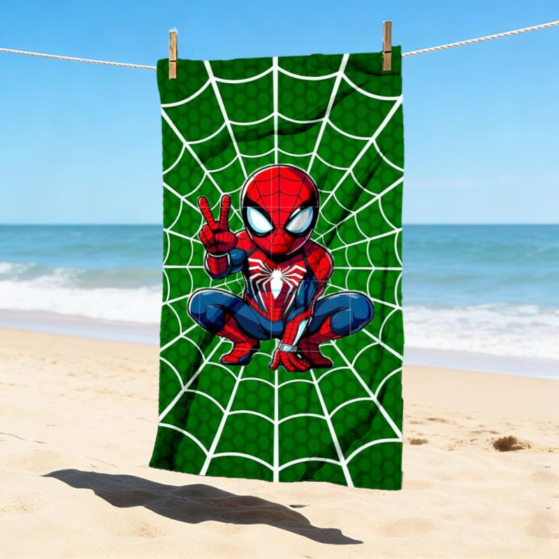 Spiderman Web Stylish Digital Printing Beach Towel Quick Drying Absorbent Blanket For Beach Pool Gym Travel Christmas Gift C9211828
