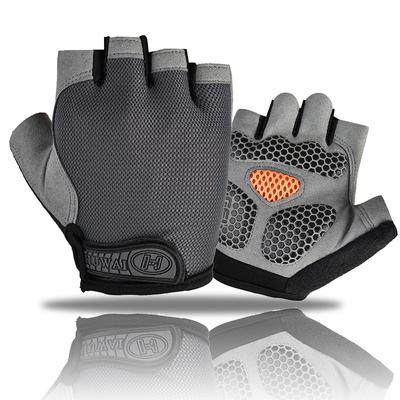 Spring and Summer Men's Mesh Fabric Breathable Bicycle Half Finger Outdoor Cycling Sport
