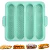 Food-Grade High-Temp Rectangular Silicone Cake & Baguette Mold