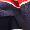 Polo by Ralph Lauren border Short sleeve Polo shirt M Navy system Men's Used