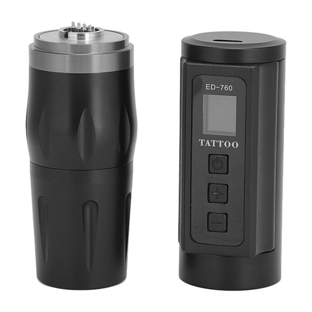 Cordless Tattoo Pen Machine Aluminum Alloy Frame Digital Display High Speed Tattoo Machine