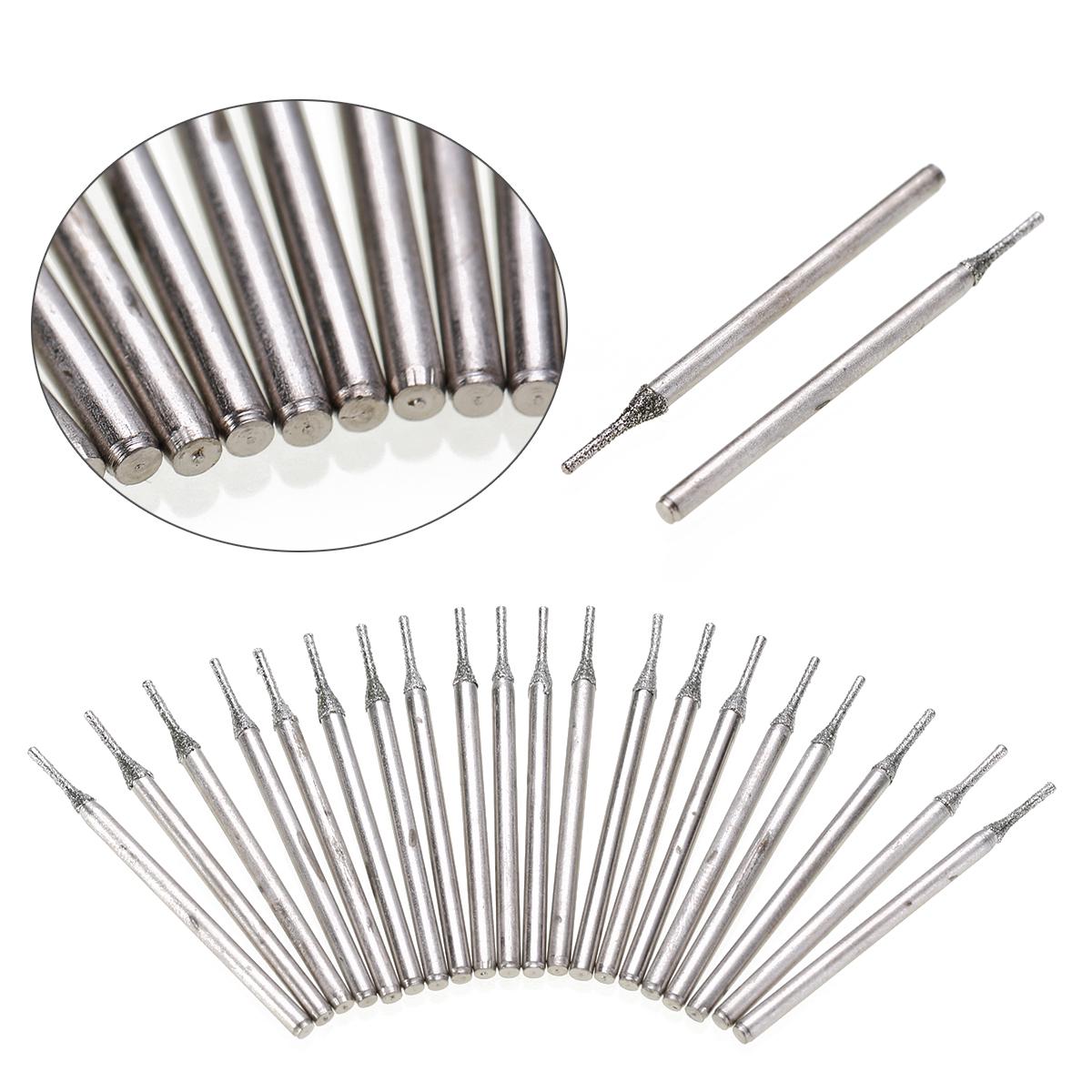 

Peigu 20x алмазное покрытие колонковое сверло твердые биты иглы драгоценные камни стеклянная плитка 1 мм