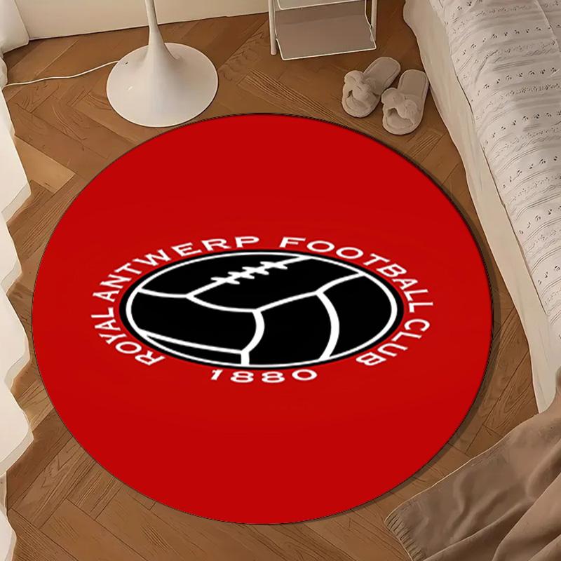 Royal Antwerp Fc Crest Round Mat Home Decor, Chair Rug For livingroom,Bedroom, Doormat Home Decor Birthday Gift Christmas Gifts