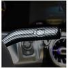 ABS Carbon Fiber Look Gear Shift Wiper Lever Cover For Mercedes Benz A B +