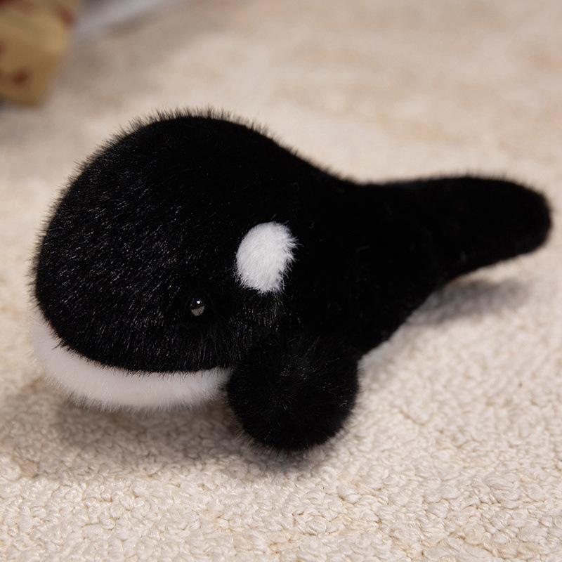 

Cute marine animals shark seal doll plush toy killer whale dolphin doll children soothing doll 18cm（0.1kg）