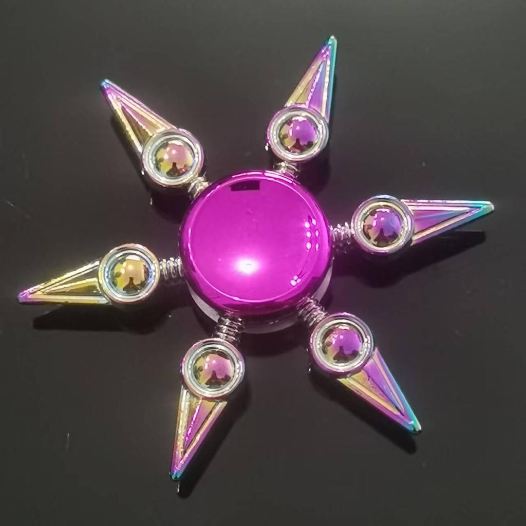 New Style Colorful Alloy Fidget Spinner Gradient Color R188 Mute Bearing Edc Metal Hand Spinner Adult Stress Relief  Fidget Toys