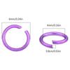 2250Pcs Open Aluminum Jump Rings 6mm Rings Connectors for Necklace Bracelet Pendant Choker Jewellery Making Findings