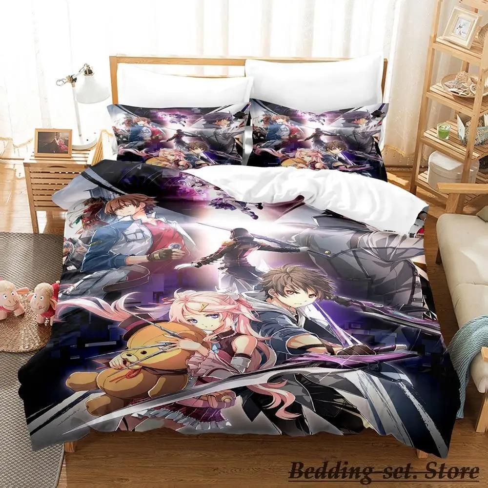 The Legend of Heroes Bedding Set Single Twin Full Queen King Size Bed Set Adult Kid Bedroom Duvetcover Sets Anime parure de lit