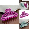 Stunning Diamond Embedded Acetate Hair Claw Clip For Thick Hair In Chic Colors Perfect For Winter Season