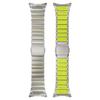 Win-Win Metal Titanium Silicone Magnetic Clasp Sweatproof Breathable Watch Bands Compatible with Galaxy Watch Ultra 47mm