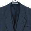 Nina Ricci Check Pattern Long Sleeve Tailored Jacket Gray Men's Used