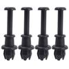Auto Kofferraum Lanyard Befestigungsclip Gepäckablage Schnurclips 1M6867574A für VW GOLF MK5 MK6 5 6 Auto Knopfhalter Schwenkaufhänger Haken