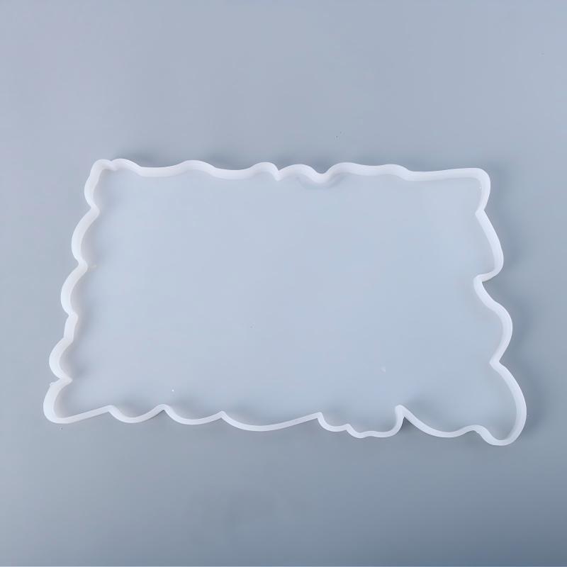 Tray Epoxy Resin Silicone Mold DIY Large Rectangle Tea Plate Coaster Resin Mold For Home Decoration Craft Making Art Supplies