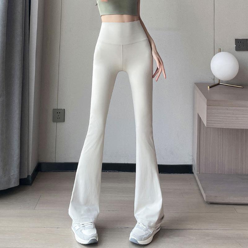 2024 Damen High-End Sommer Yoga & Laufset mit schnelltrocknenden Micro Flare Hosen